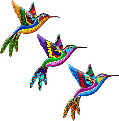 Metal hummingbird wall - wall, decor