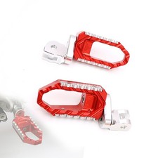 For RSV4 1000 R Factory APRC ABS 11-17 25mm Lower Front Foot Pegs Wide Rider Red