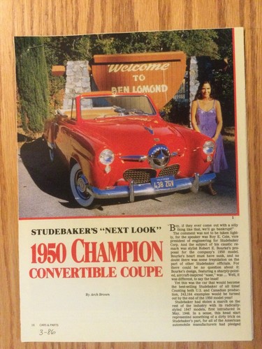 Ccc113 article 1950 studebaker - article,