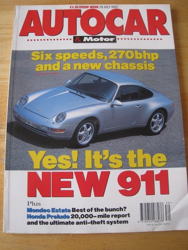 Autocar magazine jul 1993 - autocar,