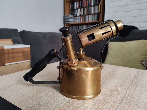 Stylish vintage brass blow - vintage,