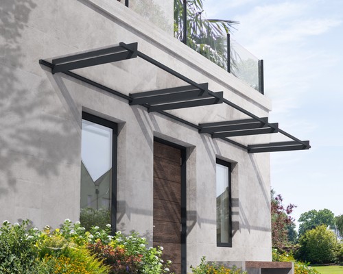 Aluminium door awning 3ft - 3ft, x
