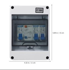 Circuit Breaker 5 Way Garage Shed Camper Van Caravan Consumer Unit Fuse Box