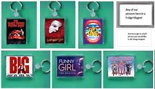 Theatre, Musicals, Play, 3 etc. Photo Keyring / bag tag, or select Fridge Magnet