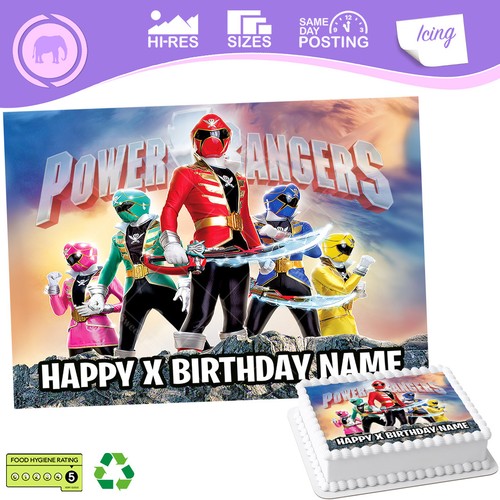 Power rangers cake - cake, topper