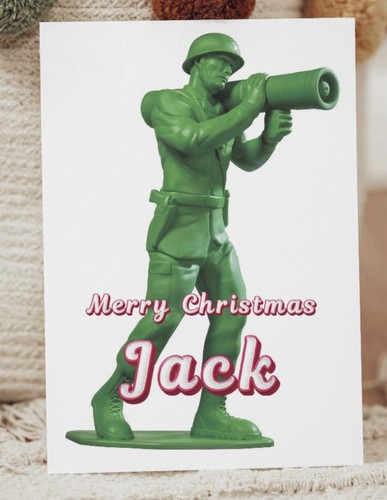 Toy soldier personalised - toy,