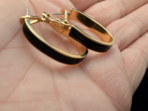 Monet earrings vintage - vintage, gold
