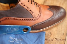 Barker Two Tone Brown Leather