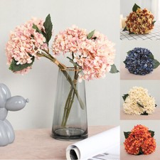 FAKE FLORAL PLANT FAUX SILK HYDRANGEA WEDDING PARTY ARTIFICIAL FLOWERS DECOR