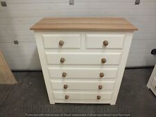 HAMPSHIRE PAINTED 2 OVER 4 DRAWER CHEST/ SOLID PINE/ SOLID OAK/ BESPOKE