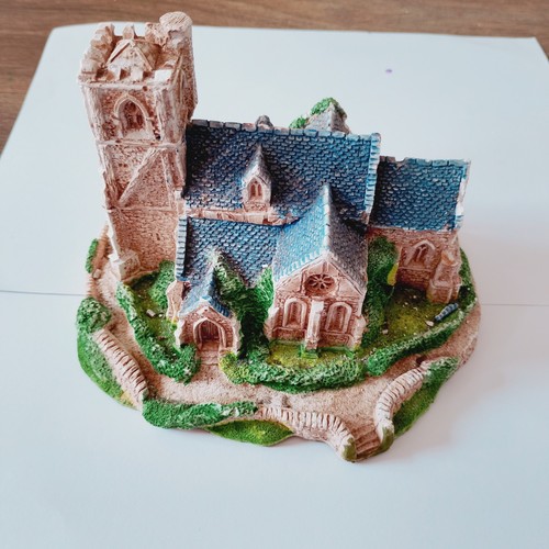 Vintage miniature resin parish - miniature,