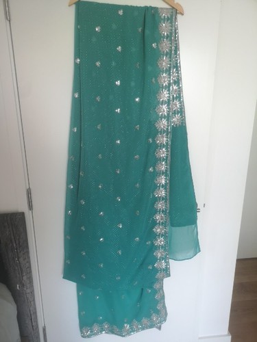 Beautiful teal and silver - teal,