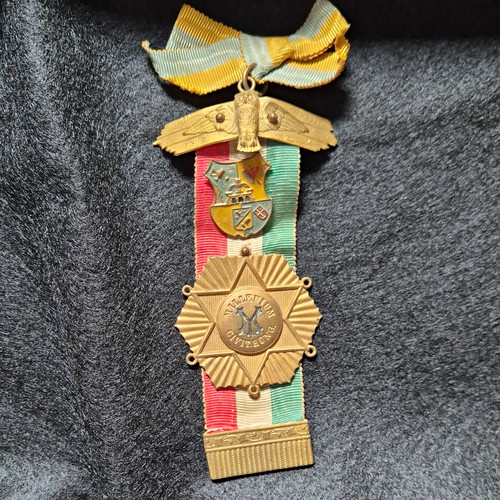 Knights templar masonic medal - knights,