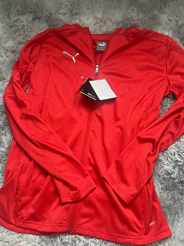 Puma red track jacket full - jacket, full-zip