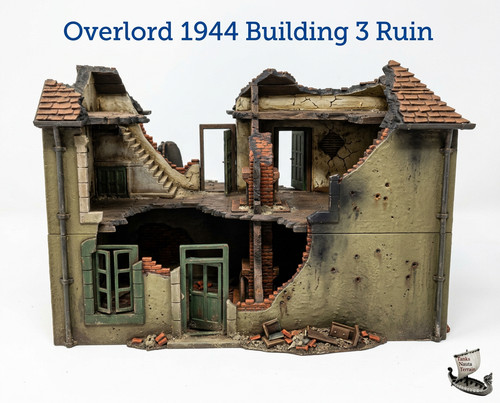 Overlord 1944 building ruin - 1944, 3