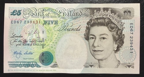 Old five pound - old,