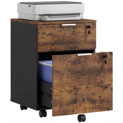 Homcom drawer filing - drawer, cabinet