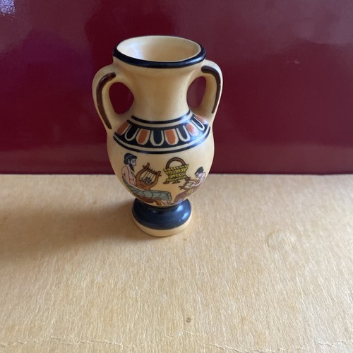 Vtg handpaintd greek mini - handpaintd,