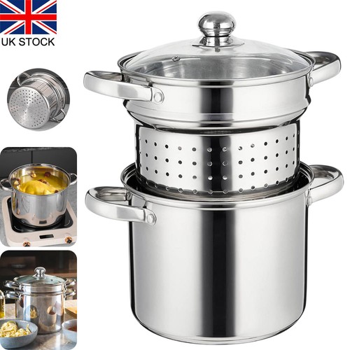 Stainless steel pasta pot - 5l,
