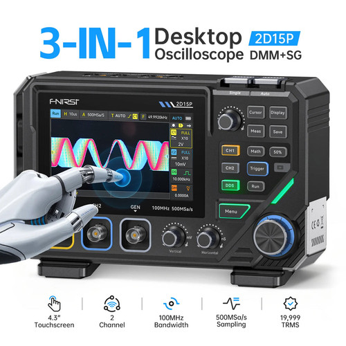 Fnirsi 2d15p channel 100mhz - 2-channel,