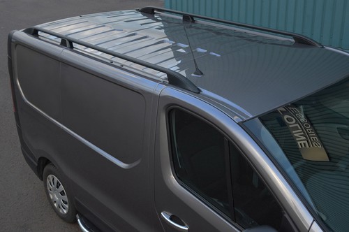 Black aluminium roof rack - aluminium,