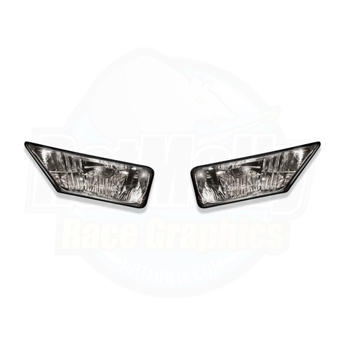 Wsb style headlight stickers - headlight,