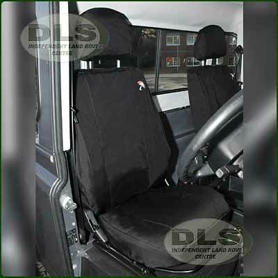 Black front waterproof seat - black,