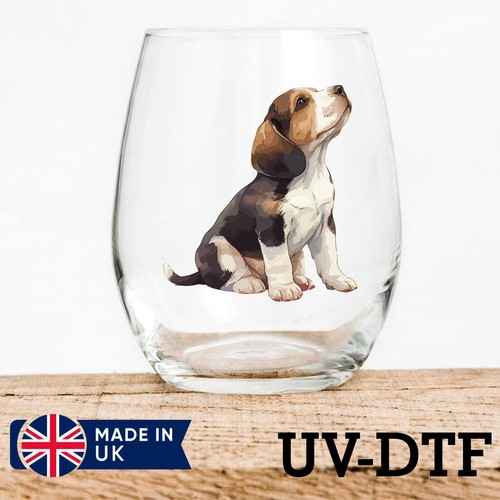 Beagle puppy dog 8pcs - beagle, dtf