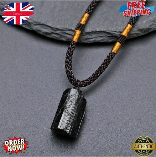 Black tourmaline crystal - black,