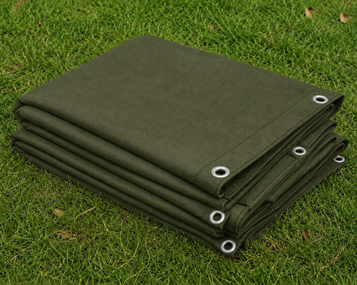 Olive green tarpaulin - olive, tarp