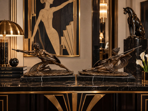 Pair art deco - of,