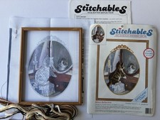 Kitten Reflection Crewel Kit