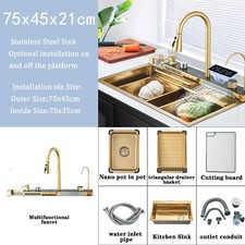 Waterfall sink Kitchen sink