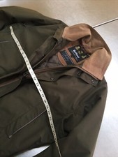 Excellent Barbour Northumberland Storm Mens Oversized S-M 46in Waterproof Jacket