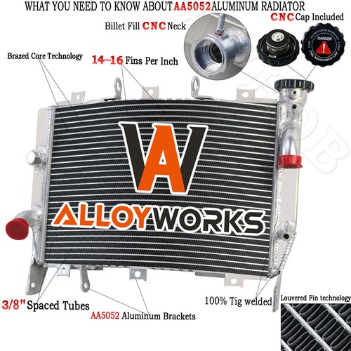 Aluminium racing radiator fits - racing,