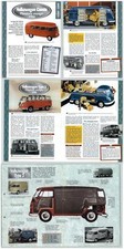 Volkswagen Combi - 1950-1960 - A Century Of Cars - Hachette 2 Pages