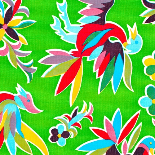Animal wonderland lime - wonderland, green