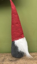 Christmas Door Stop Gonk Decoration Novelty Red & Grey Nordic Xmas Gift