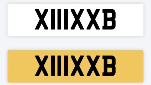 Premium private number plate - premium,