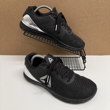 Reebok Crossfit Mens Nano 7.0 Trainers Shoes UK 8 EU 42 Black & Silver Running