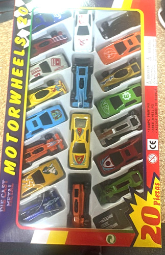 Assorted 20pcs diecast cars - assorted,