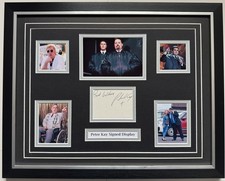 Peter Kay Signed Framed 16" x