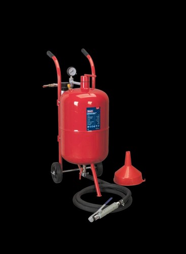 Sealey shot blaster with - with, water