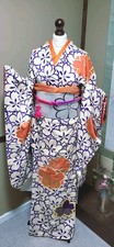 Vintage Japanese Kimono Ivory