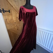 Vintage Debenhams Velvet Dress