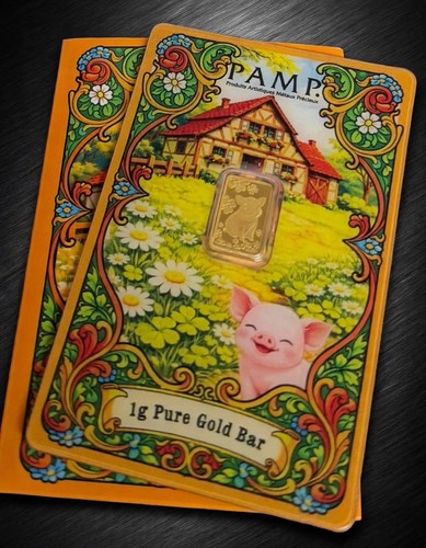 Pamp lucky pig gold - 1g,