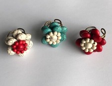 Set of Three Howlite Rings