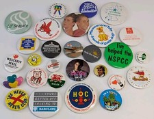 Vintage Pin Badges Lot 