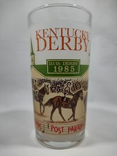 1985 Kentucky Derby Bar Glass