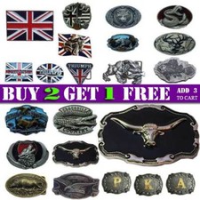 Men Cowboy Bull West Metal